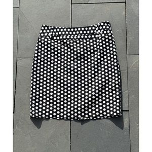 Rafaella Black and White Womens‎ polka dot skirt Size 8